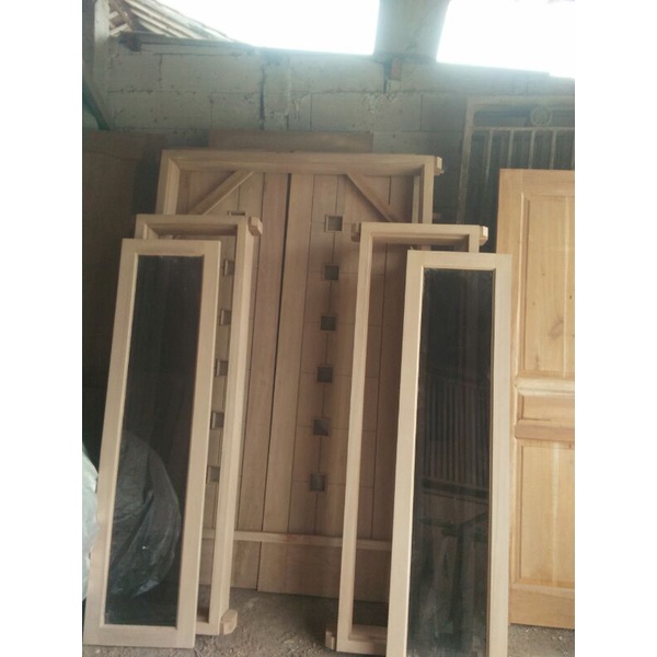 kusen pintu utama kayu kamper samarinda