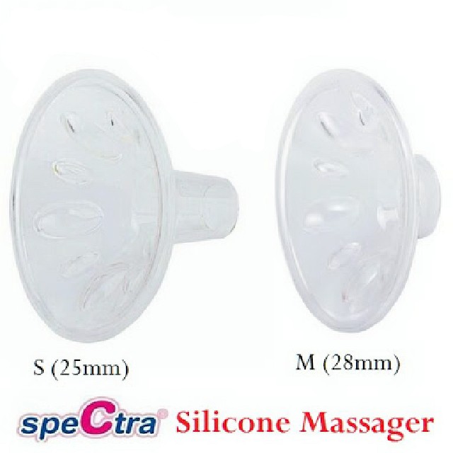 Spectra Silikon Corong / SILICONE MASSAGER Premium / bantalan size S atau M untuk Pompa Asi Spectra