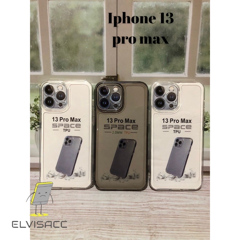 CASE IPHONE 13 PROMAX CLEAR CASE TPU SOFT CASE BENING SPACE