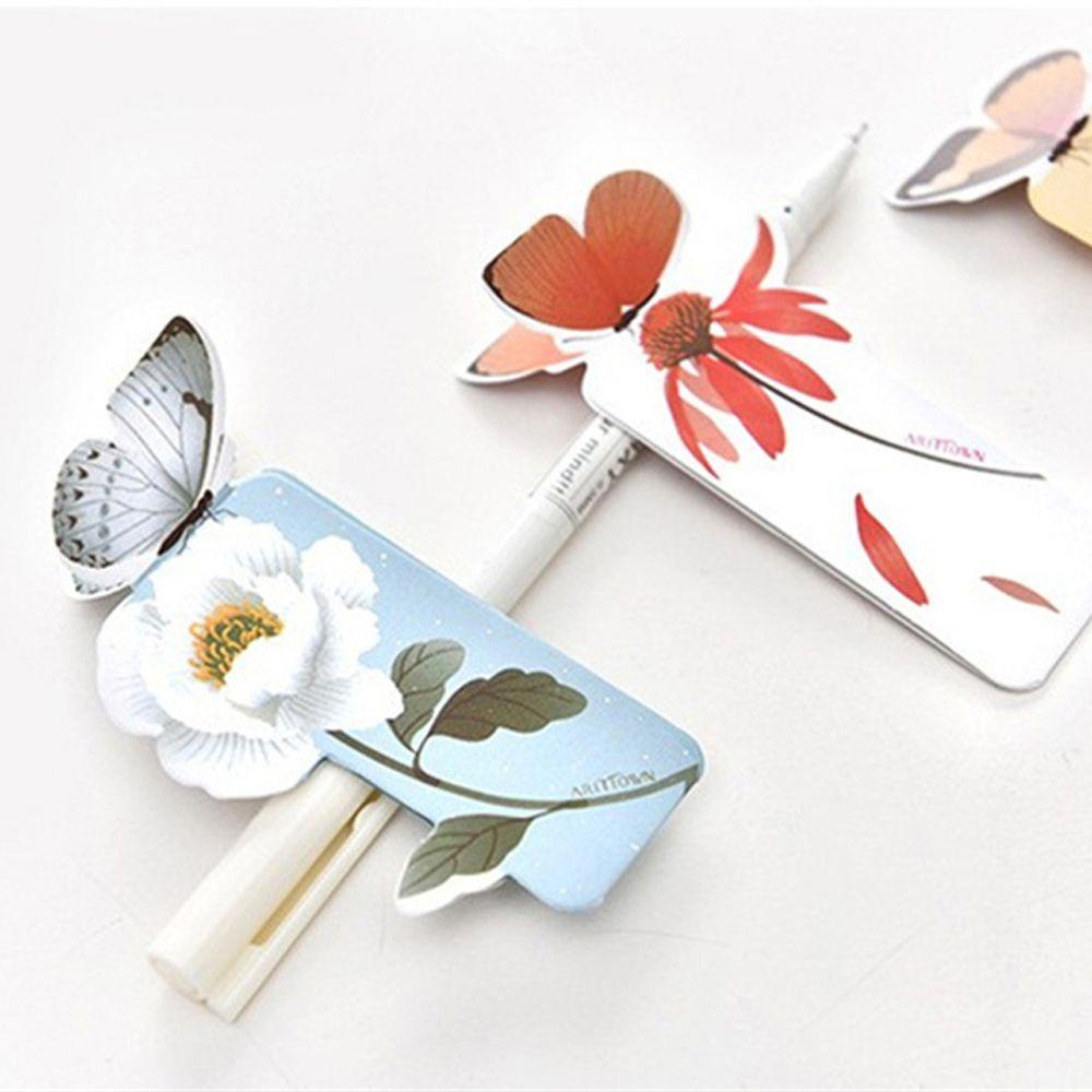 Lanfy Butterfly Bookmark Penanda Halaman Anak Label Membaca Asisten Siswa Alat Tulis Perlengkapan Sekolah Membaca Bookmark