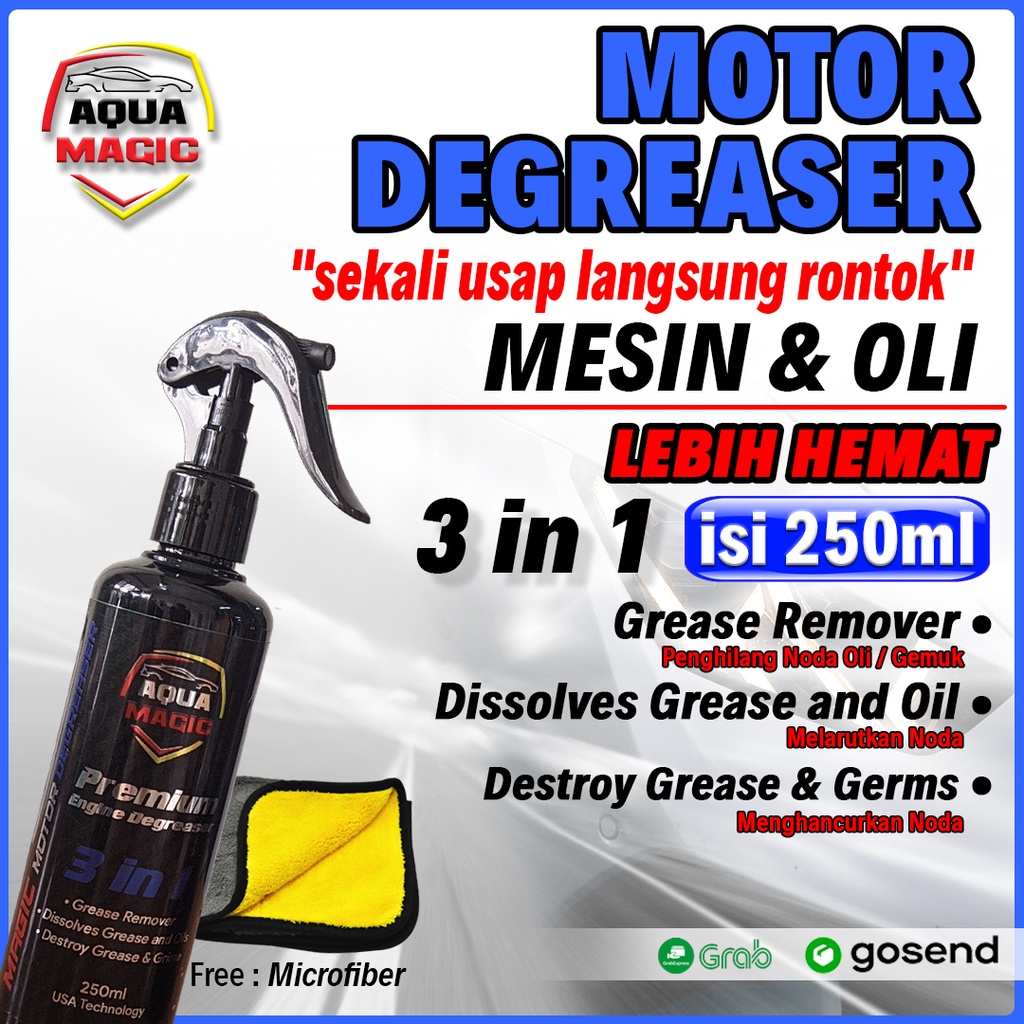 250 Ml Engine Degreaser Pembersih Bagian Mesin Rantai motor - Motor degreaser