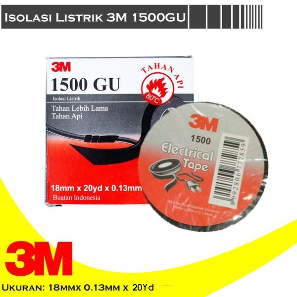 3M 1500 GU Isolasi Listrik Tahan Api