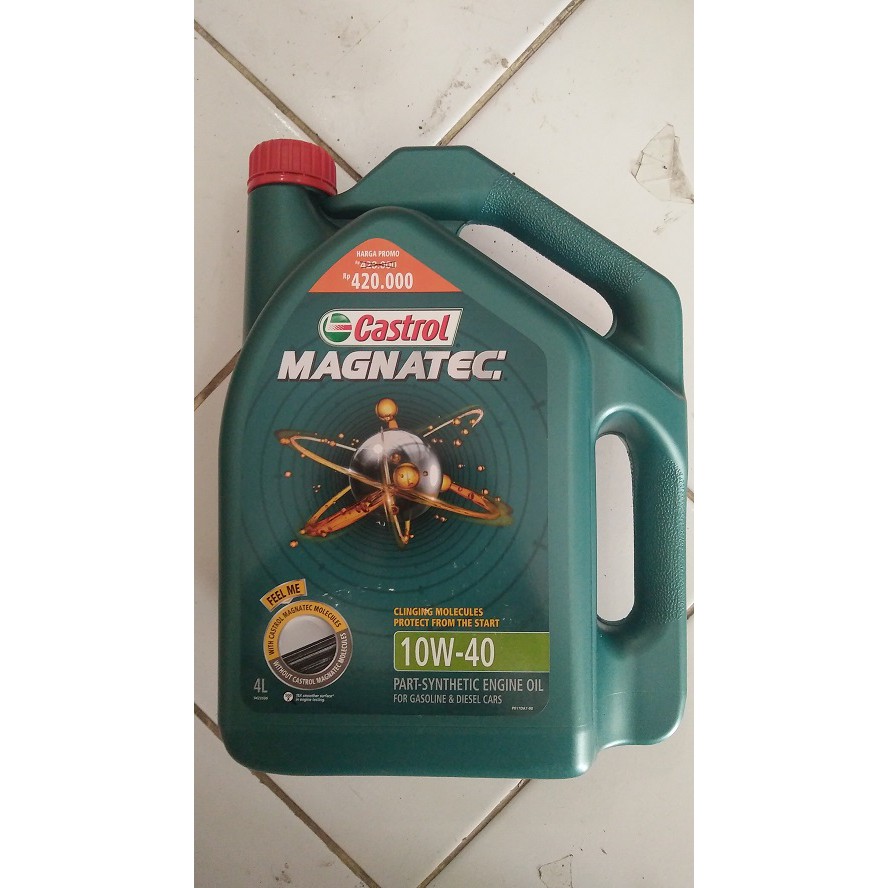 Oli Mesin Mobil Castrol Magnatec 10W-40 4 Liter Original