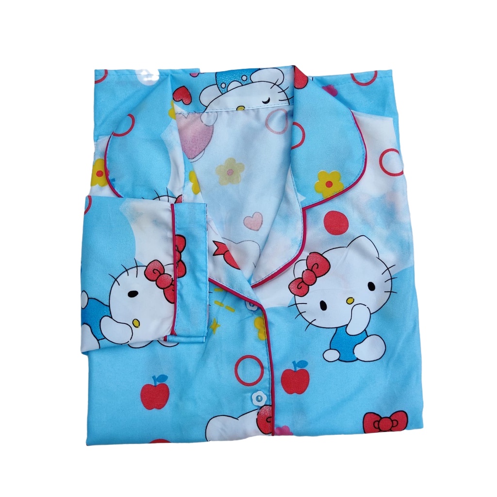 PIYAMA WANITA / BAJU TIDUR WANITA MOTIF LENGAN PANJANG MOTIF KOTAK PP-3