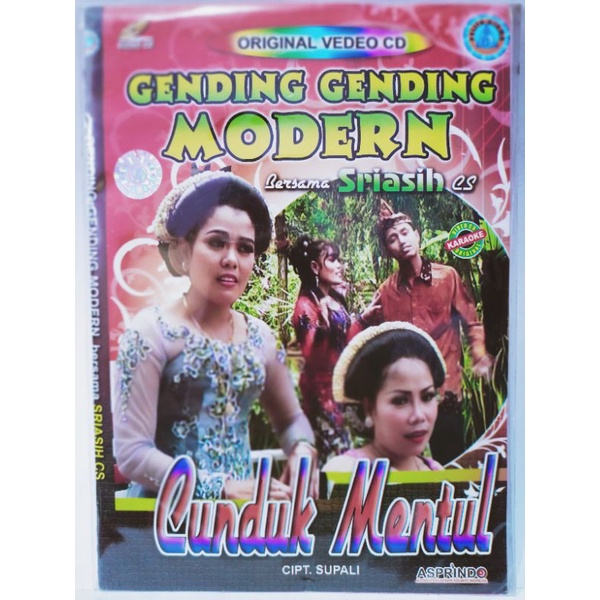 VCD original Gending Gending moderen sriasih
