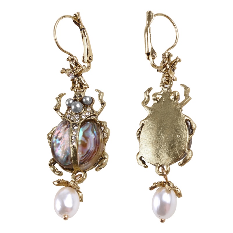 Siy Trendy Beach Drop Earrings Natural Abalone Untuk Shell Pendant Earrings Untuk W