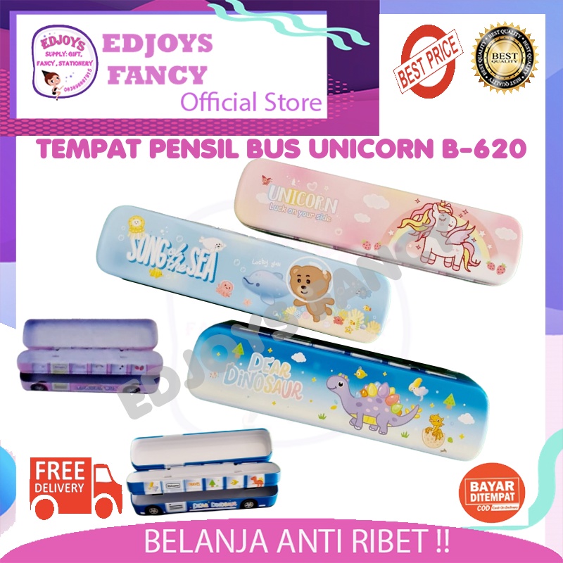 

XiaolingjingTempat pensil aesthetic kotak pensil murah pencil case aesthetic Tempat pensil mobil bus roda tempat pensil bis susun tempat pensil bus tingkat kaleng B-620