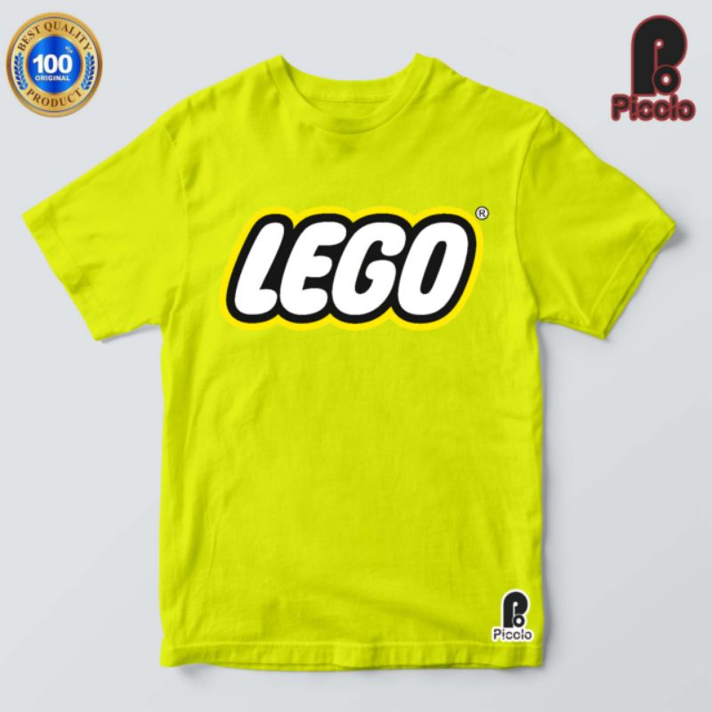 baju kaos anak logo lego bahan premium atasan