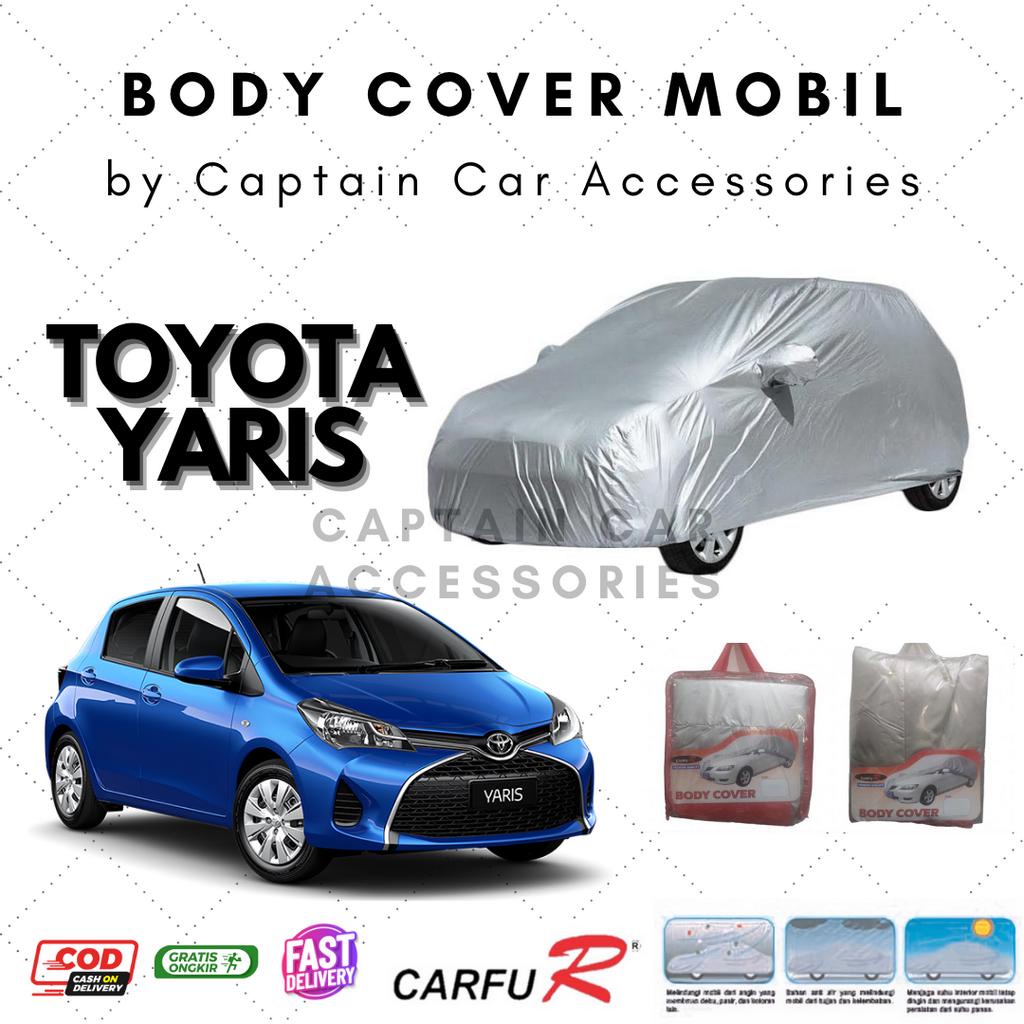 Body Cover Sarung Mobil City Car Toyota Yaris Bakpao Aksesoris Mobil Eksterior Silver Coating