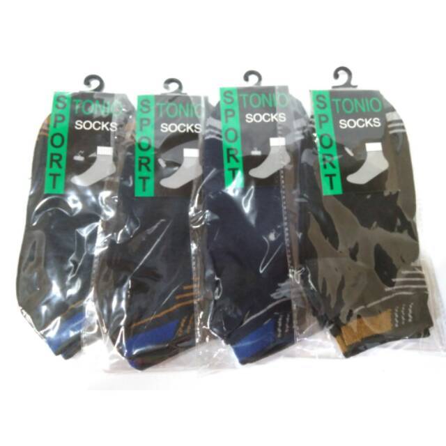 (COD) Kaos Kaki Tumit Pria Hidden Sock Merk Tonio