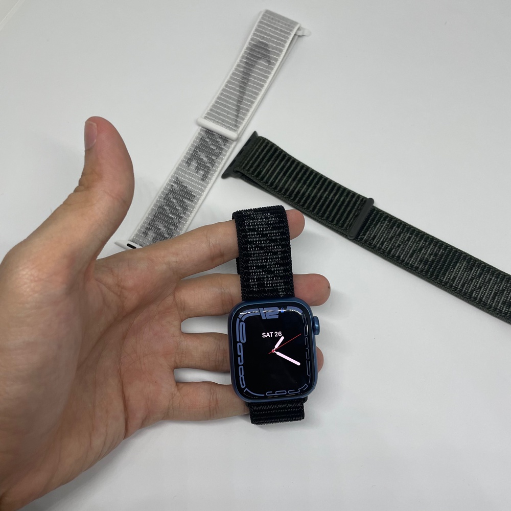 Strap untuk Apple watch IWO HW 38 40 41 42 44 45mm Tali Jam Tangan Strap Nylon Nike Sport Band iwatch series 1 2 3 4 5 6 7 8 9 ULTRA SE