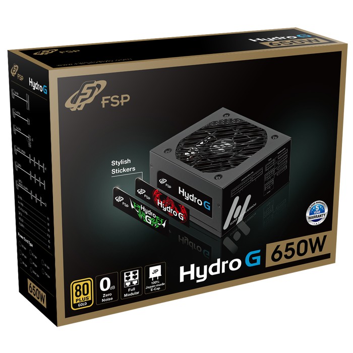 "FSP HYDRO G 650W | 80 Plus Gold"