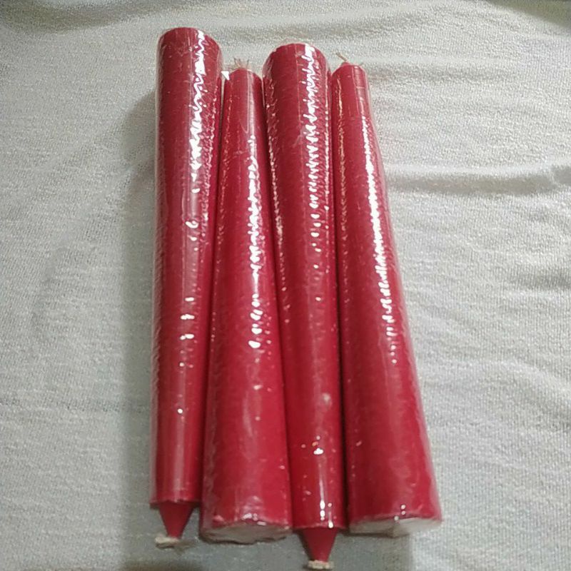 Lilin Jumbo merah isi 4pc / Lilin Jumbo