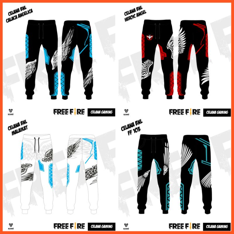 Celana Angel ff Anak Laki Laki Gaming Free Fire Enjel Kamoproject