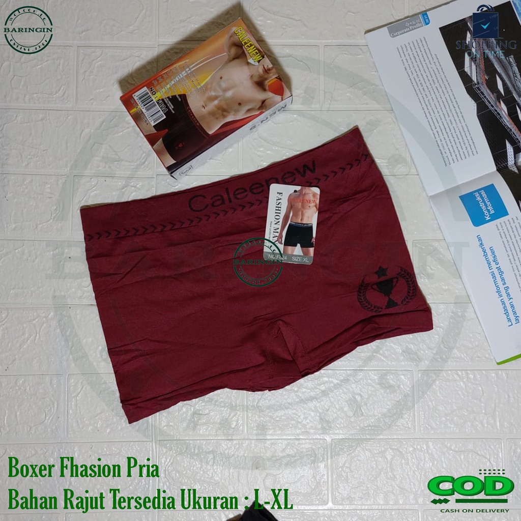 Boxer Pria Dewasa ISI 3 PCS Boxer pria Tanpa Jahitan-Boxer Cowok Distro-Celana Dalam Pria