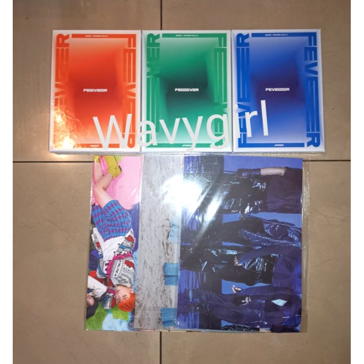 [FIRST PRESSED] album ateez fever part 3 pt3 dejavu eternal sunshine San Jongho hongjoong wooyoung j