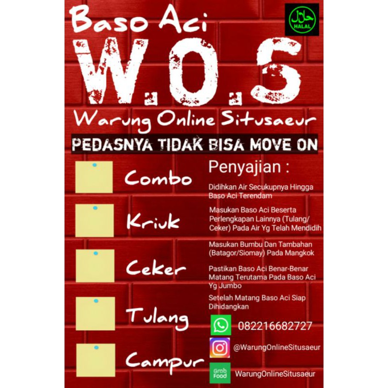 BASO ACI W.O.S BANDUNG