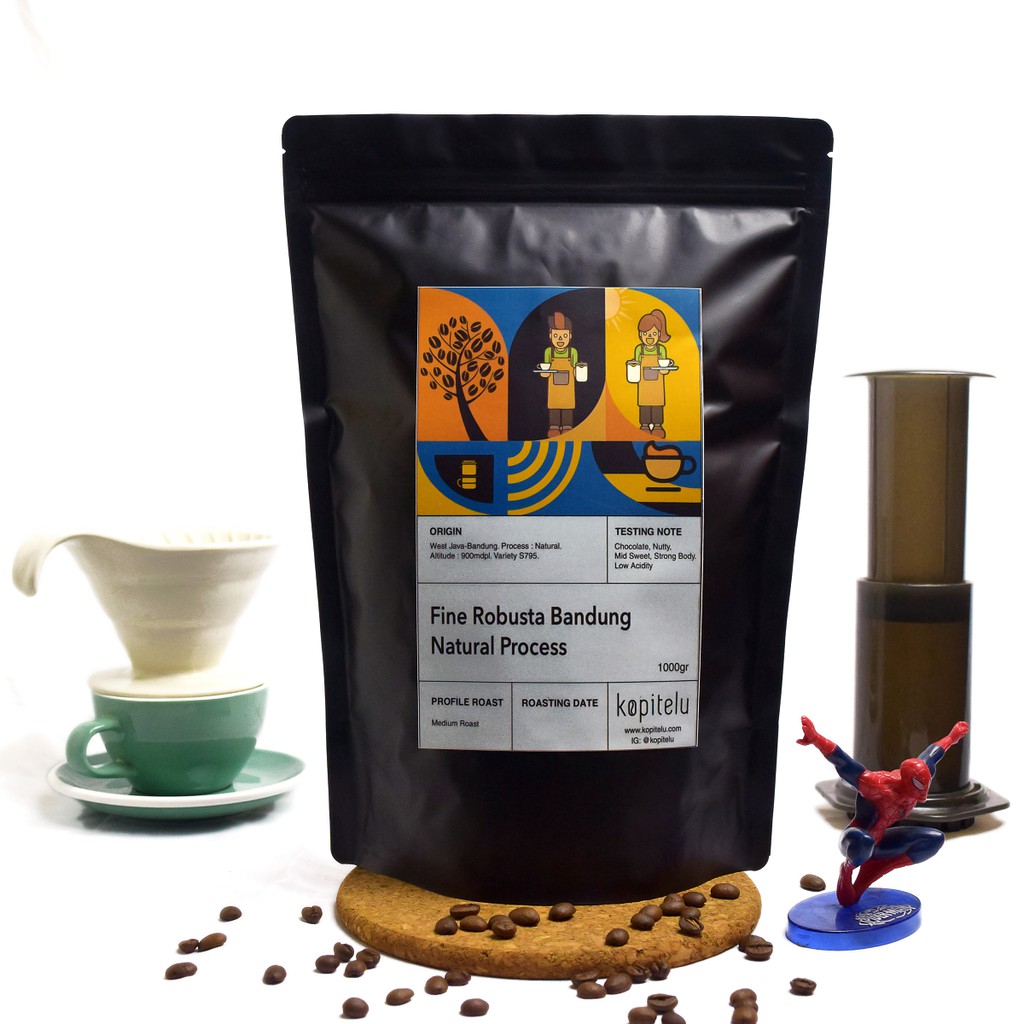 

Kopitelu Fine Robusta Bandung Natural Process 1 KG