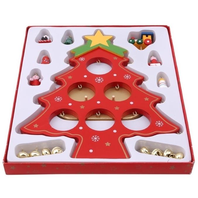 

Baru Ornamen Pohon Natal Bahan Kayu Untuk Dekorasi Meja Pn43625