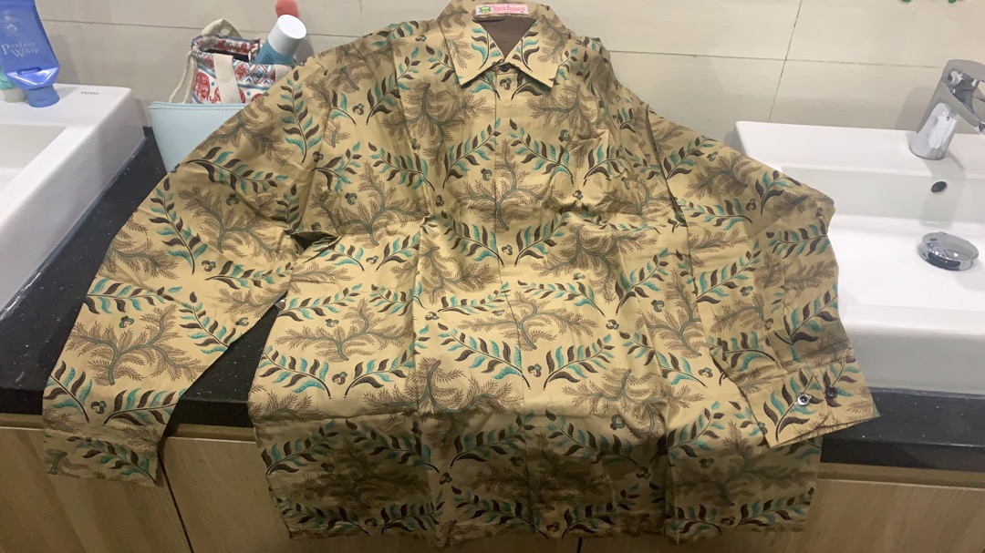 Baju Batik Pria Panjang Prabu Premium Exclusive Terbaru Modern Kemja Batik Cowok Furing Reguler Fit