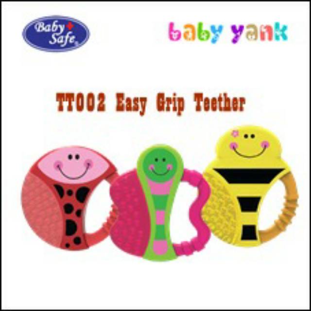 ♥BabyYank♥ BABYSAFE TT002 EASY GRIP COOLING TEETHER WITH PURIFIED WATER