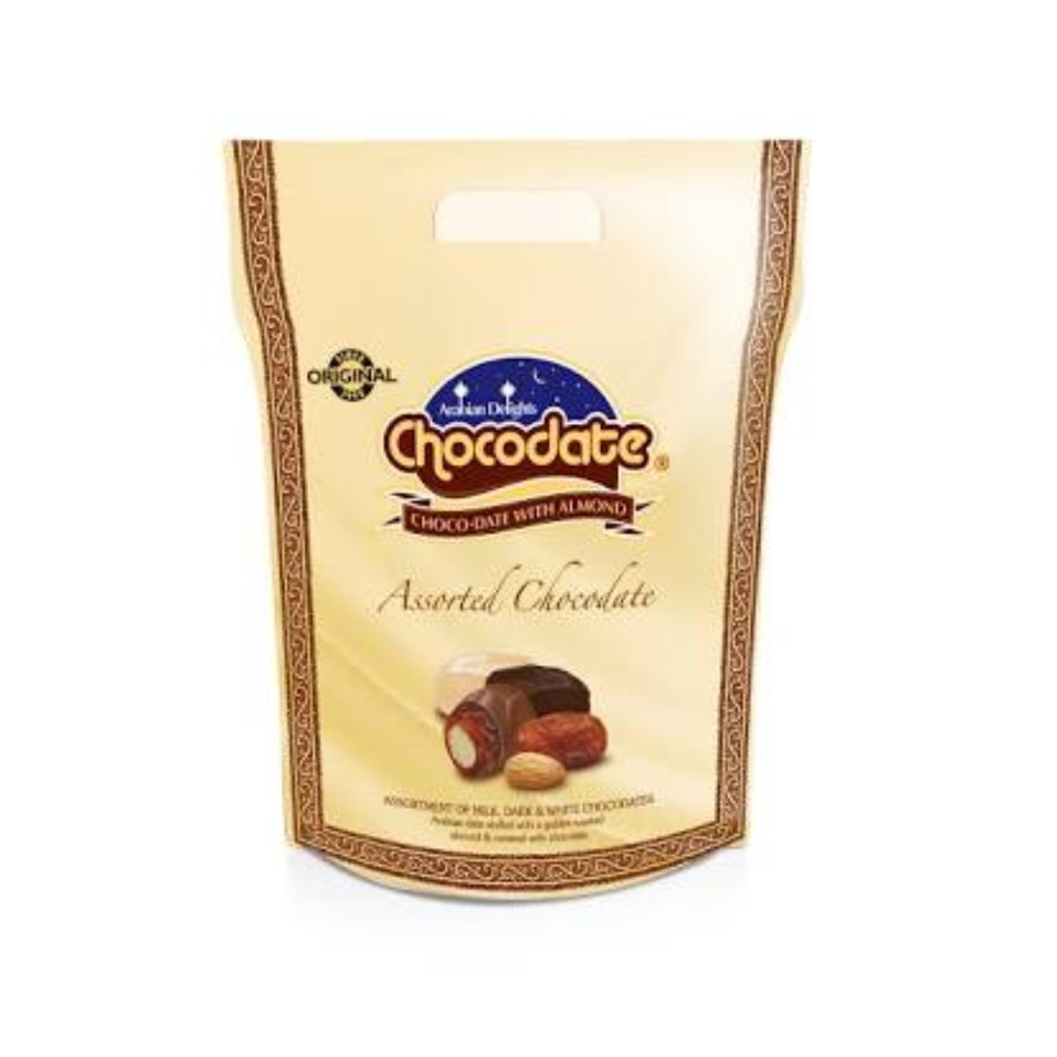 Chocodate Almonds Arabian Delights Chocolate Dubai Coklat Kurma