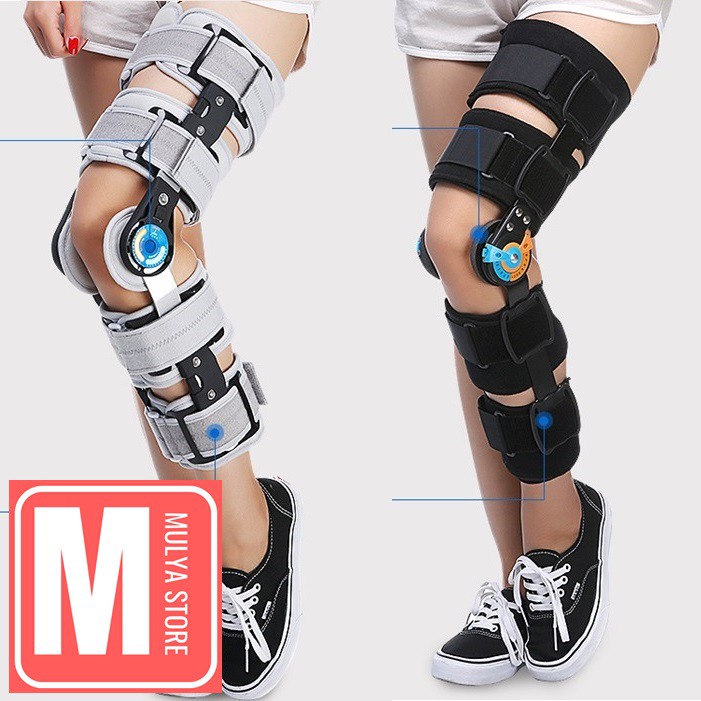 Post Op Knee Brace Deker Penyangga Lutut Terapi Latihan Jalan Paska Operasi ACL PCL Arthroscopy