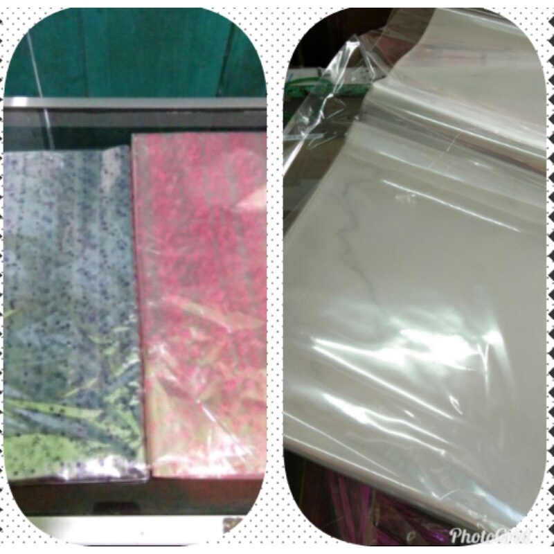 

plastik motif & bening parcel / bingkisan /bungkus makanan / Hantaran
