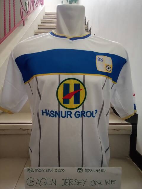 Jersey Barito Putera ISL 2013 Putih Away Retro