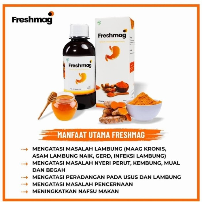 

Freshmag Madu Lambung Original Gerd Asam Lambung Infeksi BPPOM HALAL