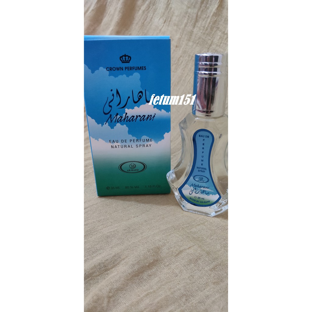 parfum arrafif spray MAHARANI 35ml minyak wangi ar-rafifMAHARANI spray 35ml