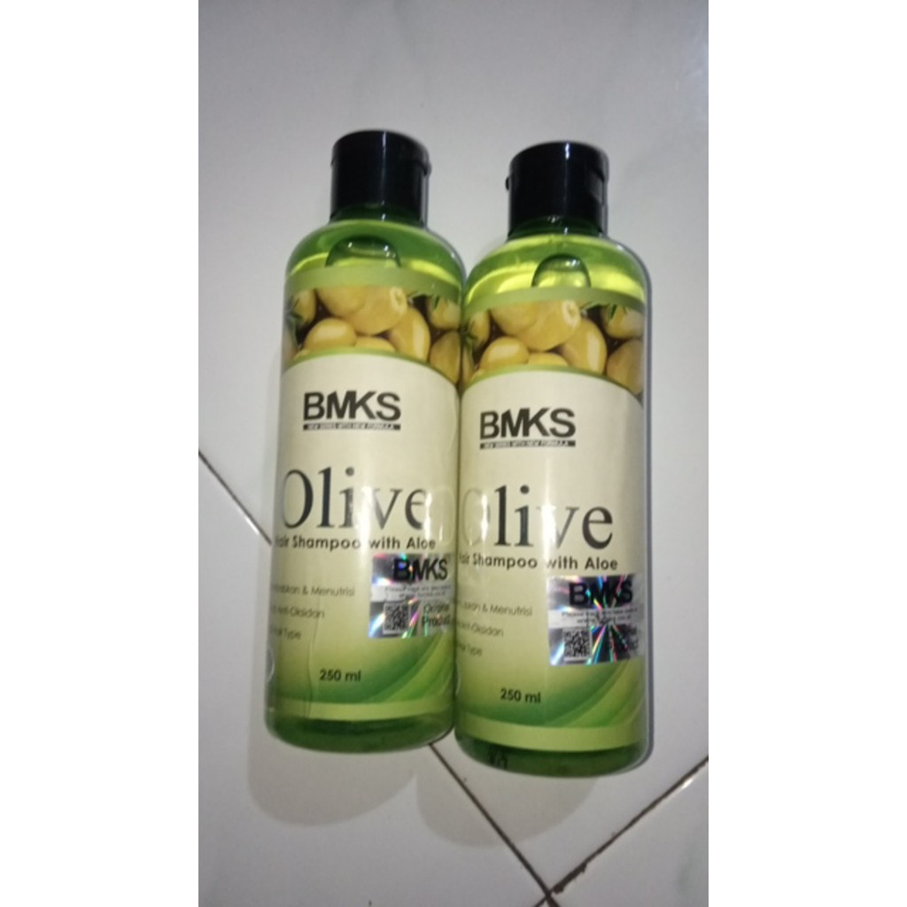 [ORI] Shampo Penumbuh Rambut Herbal dari Zaitun dan Lidah Buaya Menyuburkan Menutrisi | BMKS Olive