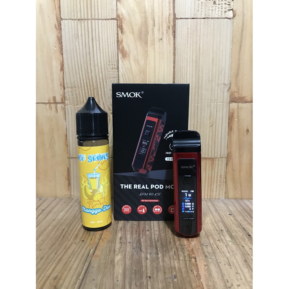 Paket Siap Ngebul Smok Rpm40 1500mah Dan Liquid Freebase Shopee