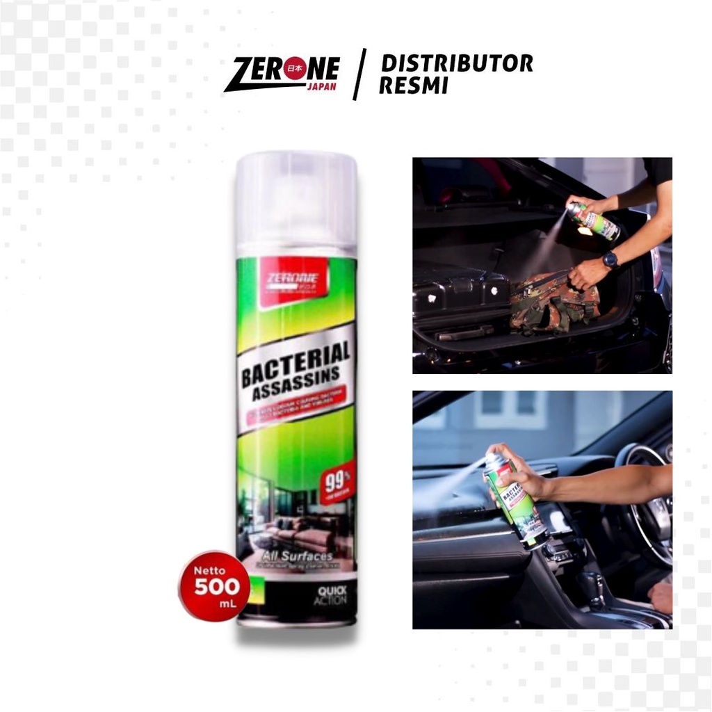 Disinfectant Murah Spray Zerone Bacterial Assassins Pembunuh Virus Aman Untuk Pernapasan Original