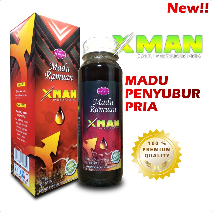 Madu Penyubur Pria XMAN An-Najaah Untuk Kesuburan Pria 330 gram