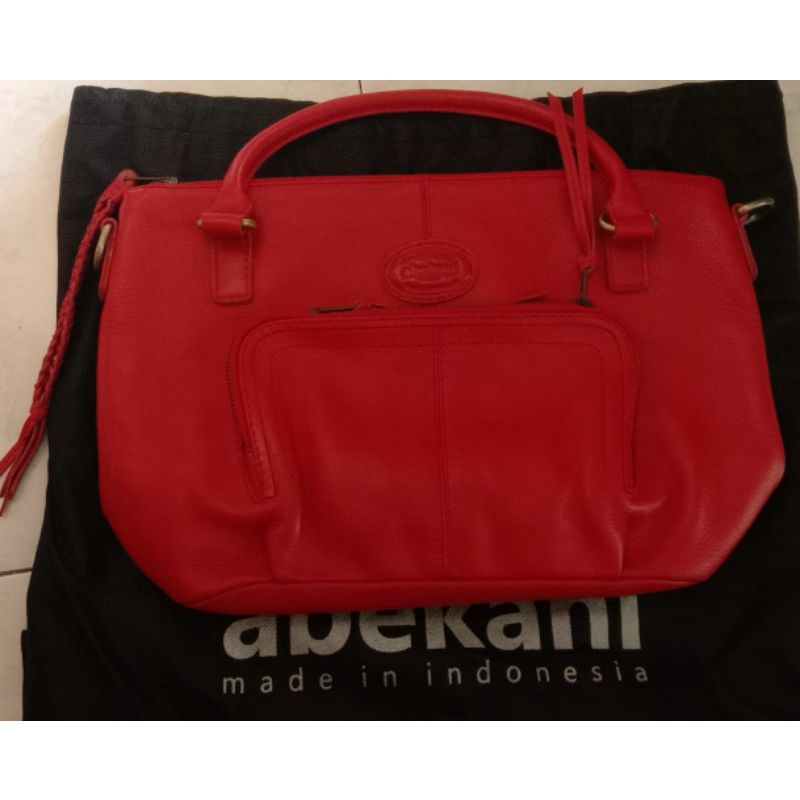 Tas Abekani Abelianne Red Like New