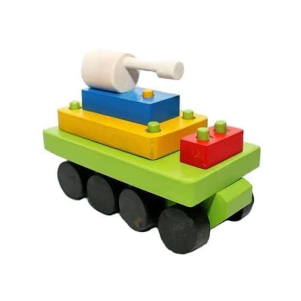 ape_yota mainan edukatif kayu balok tank