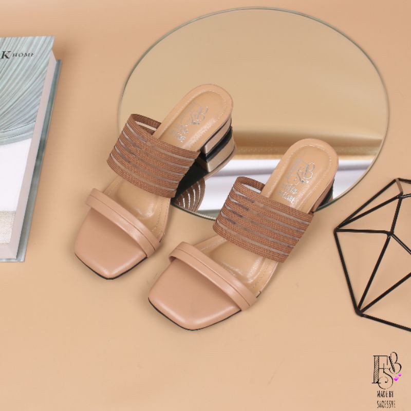 Fsb - LUSI Sandal Heels Wanita Hak 3cm-2