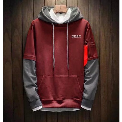 Amspro Hoodie pria Sweater pria atasan pria Eleven