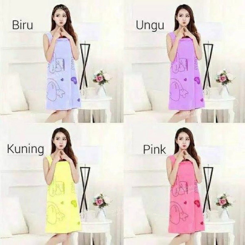 Baju Handuk Wearable Towel Multifungsi