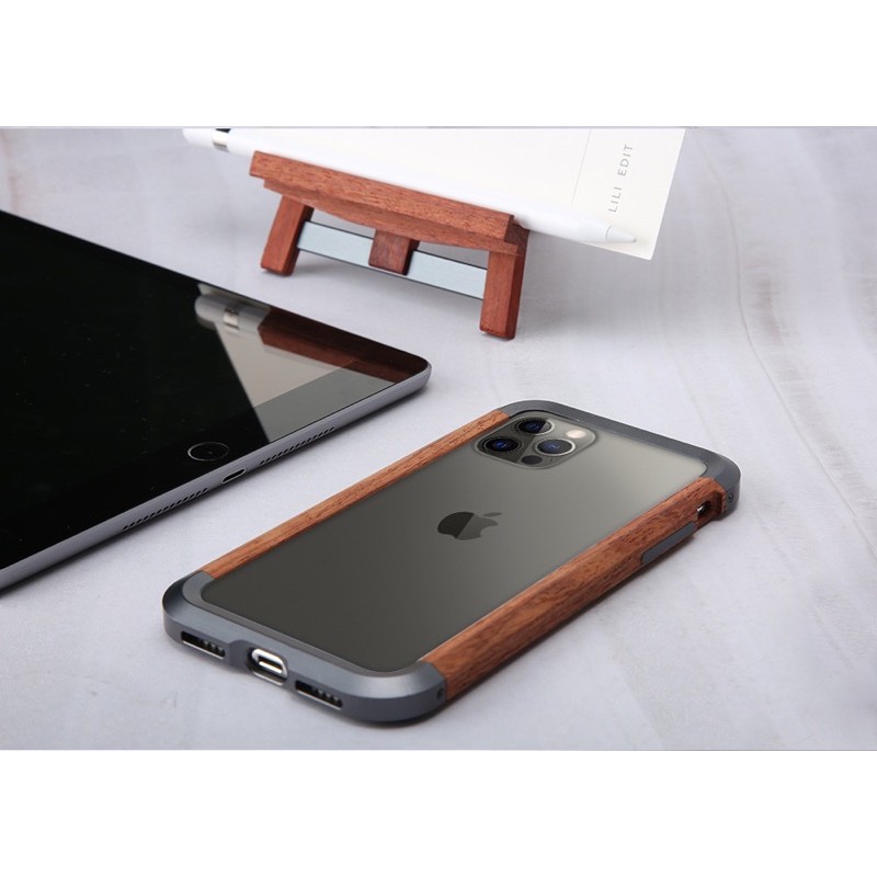 PREMIUM ORIGINAL WOOD BUMPER FOR IPHONE X XS MAX 11 PRO MAX 12 PRO MAX