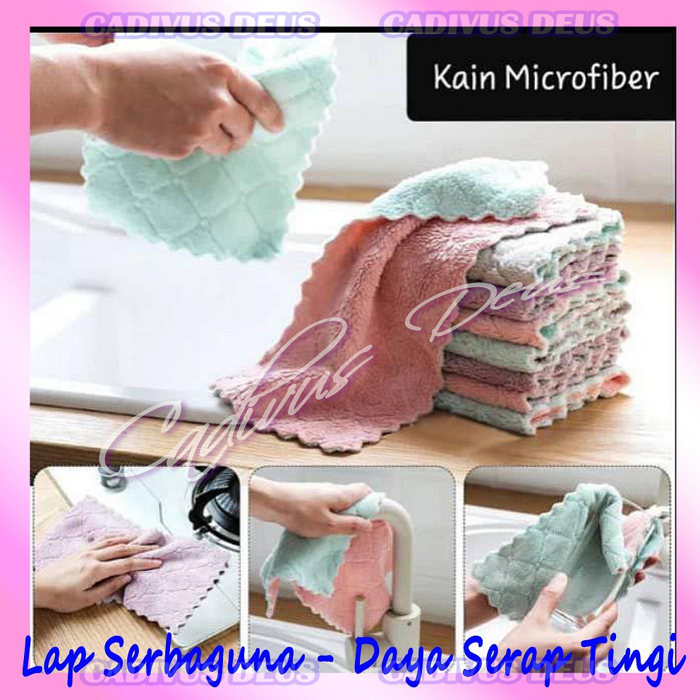 Kain Lap - Kain Lap Dapur Microfiber - Serbaguna