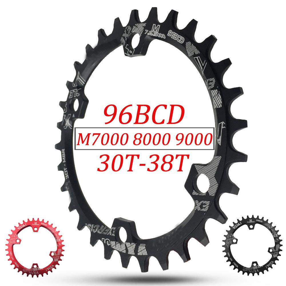 Lanfy Plat Gigi Sepeda Jalan Oval CNC 96BCD 30T 32T 34T 36T 38T Aluminium Alloy Chainring Plate