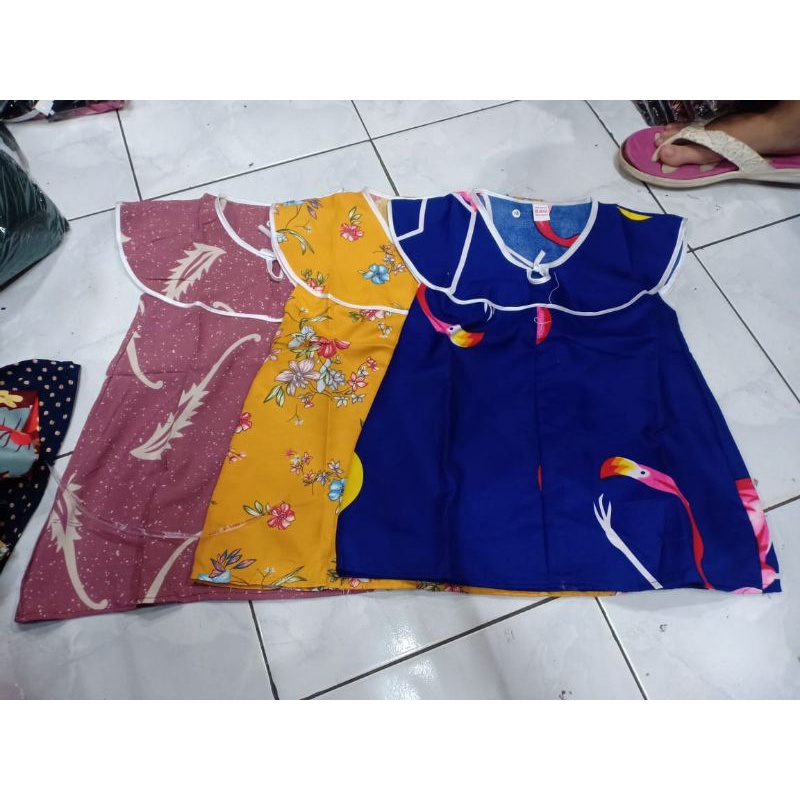 Dress anak 1 2 3 tahun daster anak baju harian anak cewek perempuan santai ( dress santai )