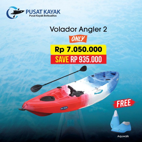 Seabee - Kayak single - Kayak fishing - Kayak kapasitas 1 orang - Volador angler 2