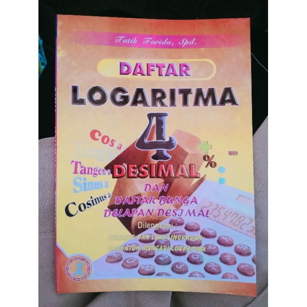 

Buku Daftar Logaritma