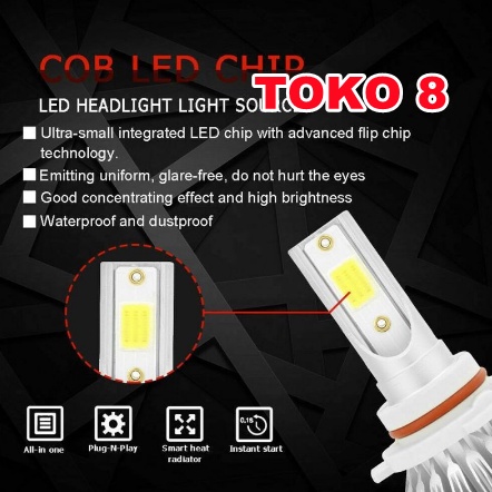 Lampu Led Mobil Headlight 1 pcs Lampu Utama C6 H1 H4 H7 H11 9005