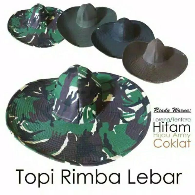 TOPI RIMBA LEBAR PETANI//TOPI PETANI//TOPI Rimba lebar