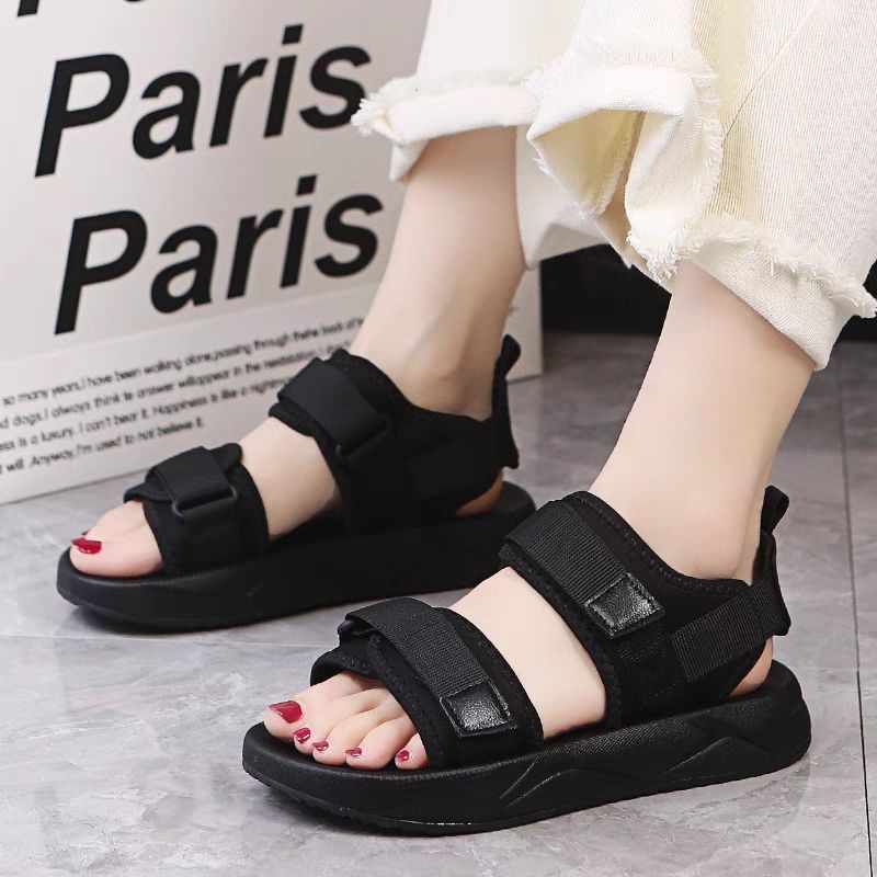 COD SANDAL WANITA KANVAS KOREA IMPORT 100% | SENDAL GUNUNG WANITA CASUAL