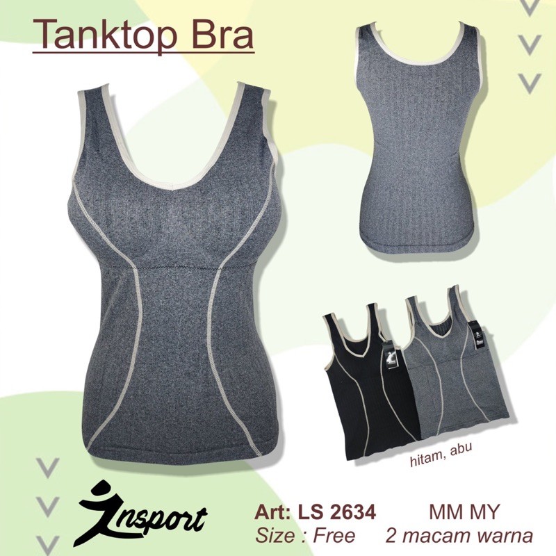 Tanktop | Bra Sport INSPORT 2634 Freesize